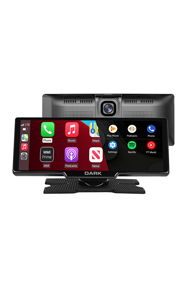 10.26" IPS Apple CarPlay & Android Auto,Ekran Yansıtma Ön&Arka Kameralı Araç Multimedya Ekranı - 1