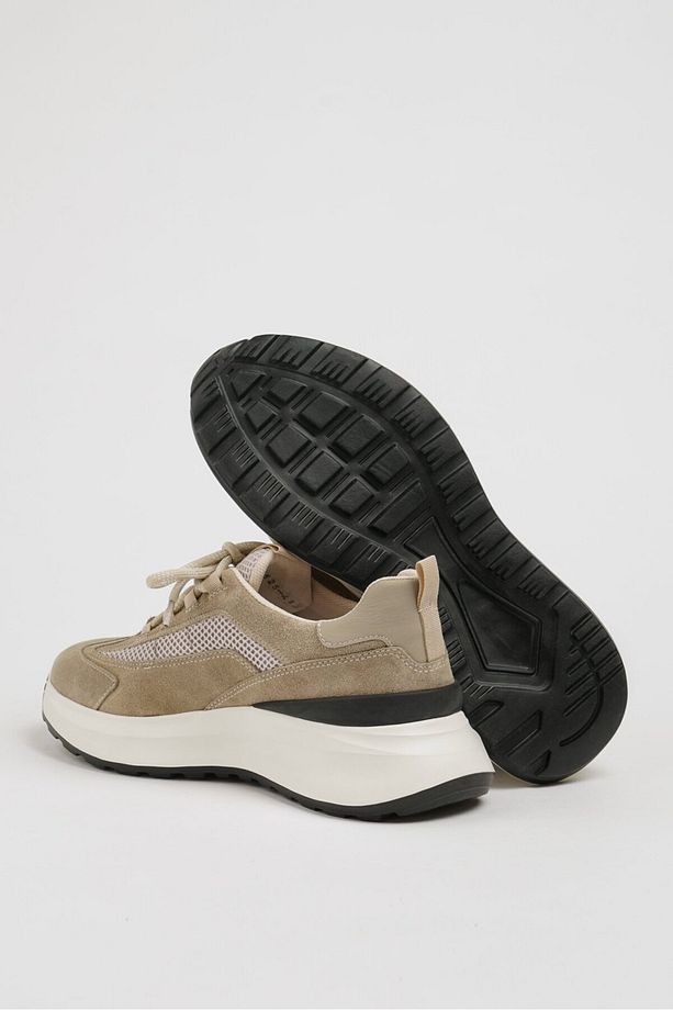 Harper Model Kombinasyonlu Deri İthal Taban Sneaker Ayakkabı - 5