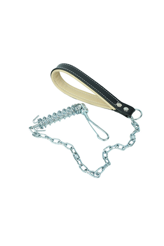 حزام مشي للكلاب بسلسلة زنبركية - 7