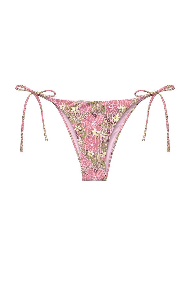 Çiçekli ve leopar desenli bikini altı - 2