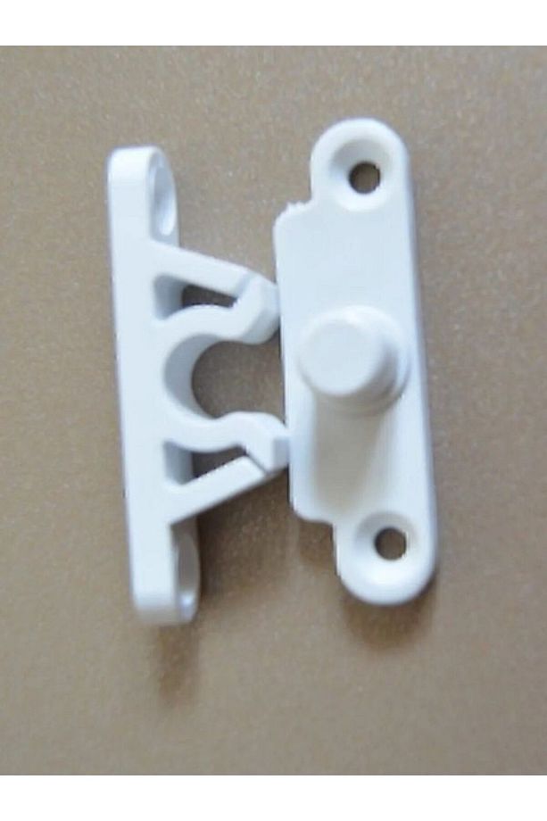 2 Adet Pvc Sineklik Kapı Pencere Çıtçıt Kilit Beyaz - 3