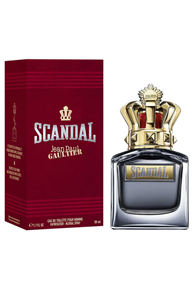 Jean Paul Gaultier Scandal For Men Eau De Toilette 50ml Refillable