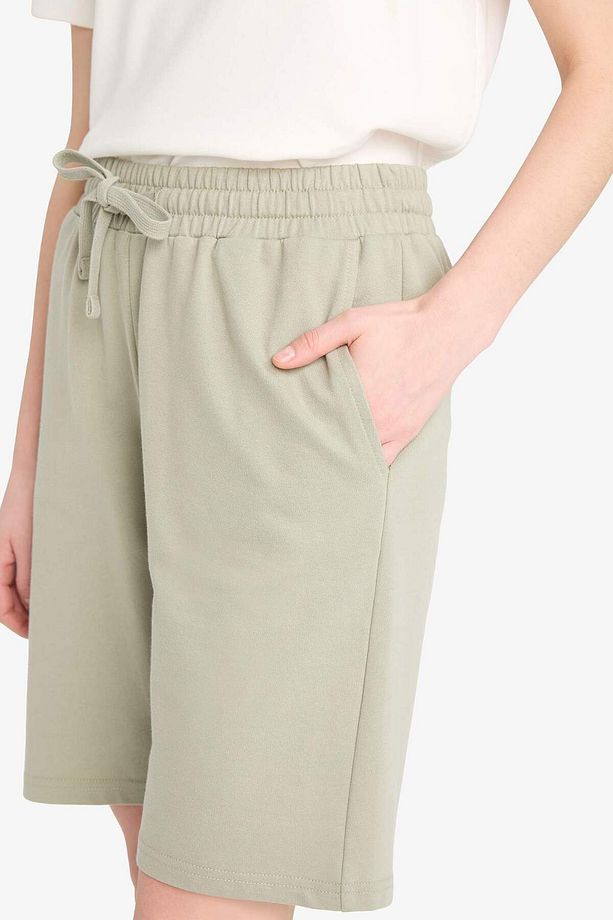 Regular Fit Normal Bel Düz Paça Bermuda Şort N7439AZ25HS - 5