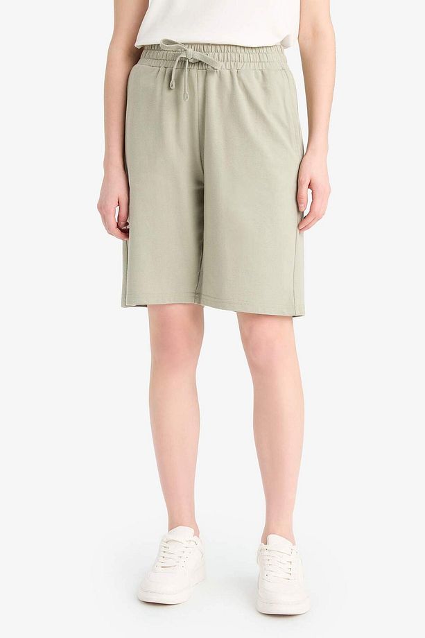 Regular Fit Normal Bel Düz Paça Bermuda Şort N7439AZ25HS - 4
