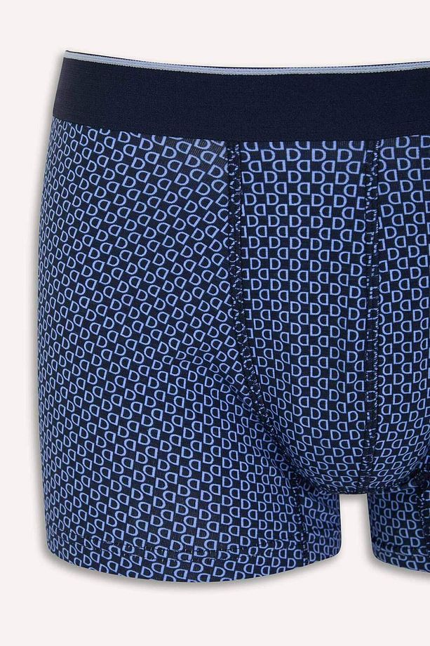 Regular Fit Kareli 3'lü Boxer D9878ax25sp - 6