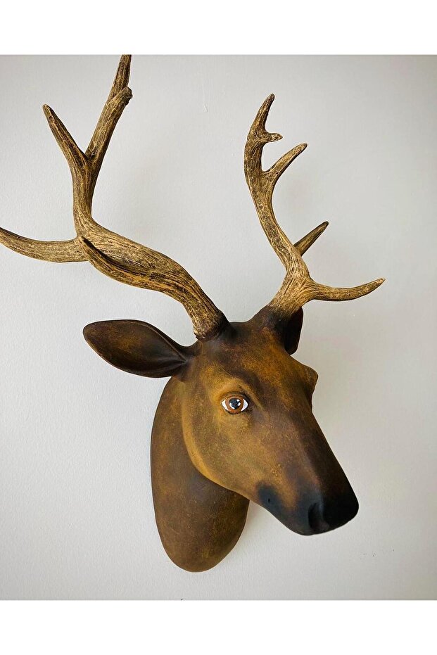 Geyik Duvar Büst Biblo - 2