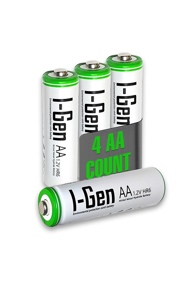 I-gen G879 8'li Pil Şarj Aleti 4 Adet Aa 2700 Mah 4 Adet Aaa 900 Mah Şarjlı Kalem Pilli Set - 3