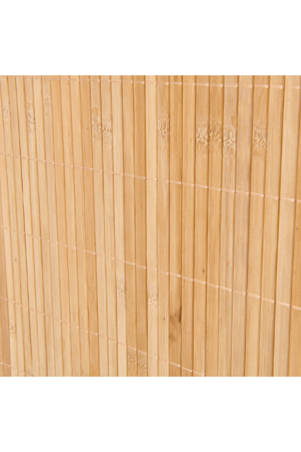 Bambu Örme Çamaşır Sepeti - Bej - 60 lt - 4