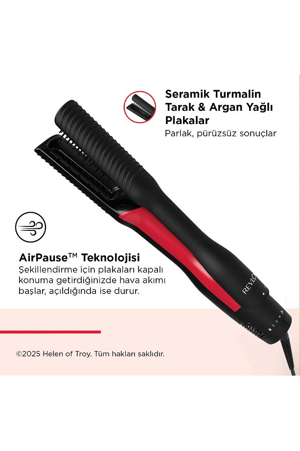 One Step Air Straight Saç Kurutma Makinesi ve Düzleştirici RVDR5330E - 4