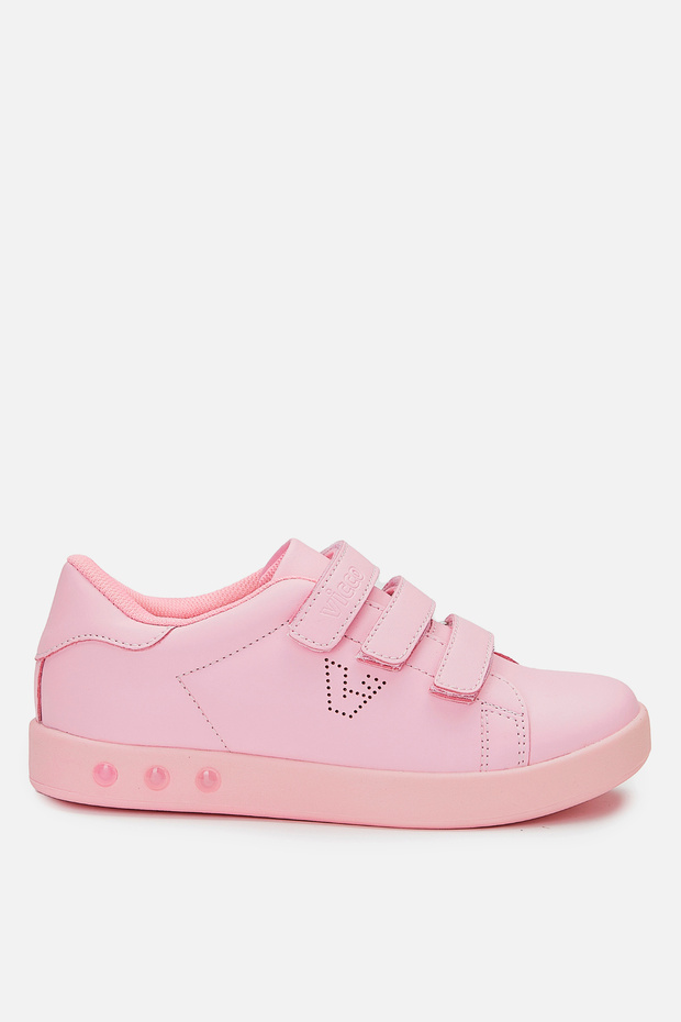 Oyo Işıklı Kız Çocuk Pembe Sneaker - 1