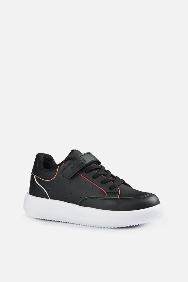 Latte Basic Unisex Çocuk Siyah Sneaker - 2