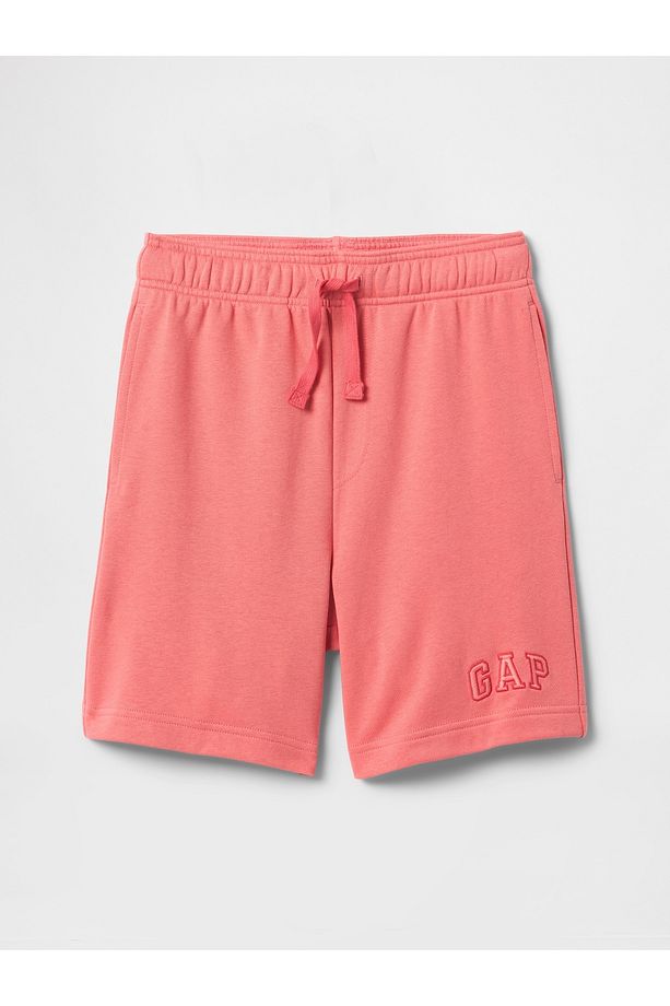 Erkek Çocuk Pembe Gap Logo Pull-On Relaxed Havlu Kumaş Şort - 5