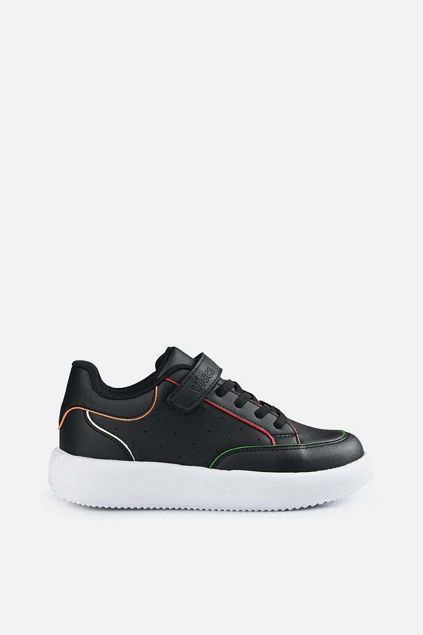 Latte Basic Unisex Çocuk Siyah Sneaker - 1