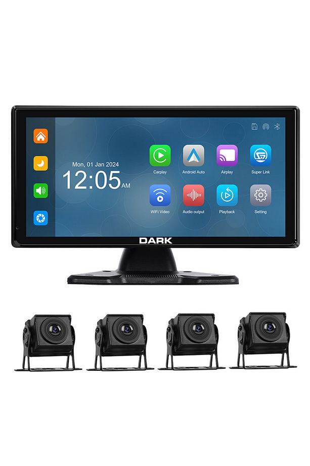 10.36" IPS CarPlay&Android Auto,Ekran Yansıtma,360° Panaromik 4 Kameralı Araç Multimedya Ekranı - 2