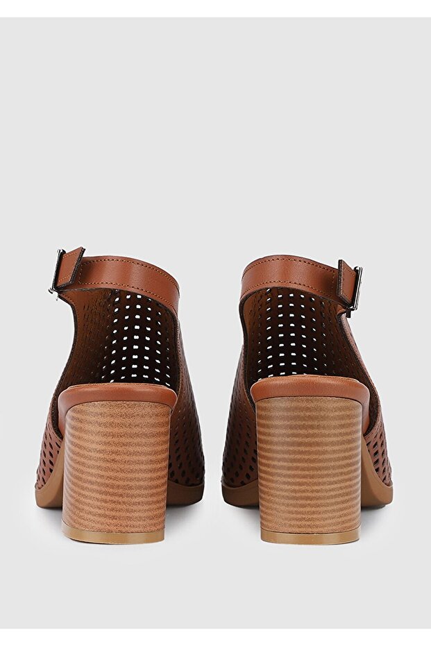 Taba Kadın Düz Sandalet - 4