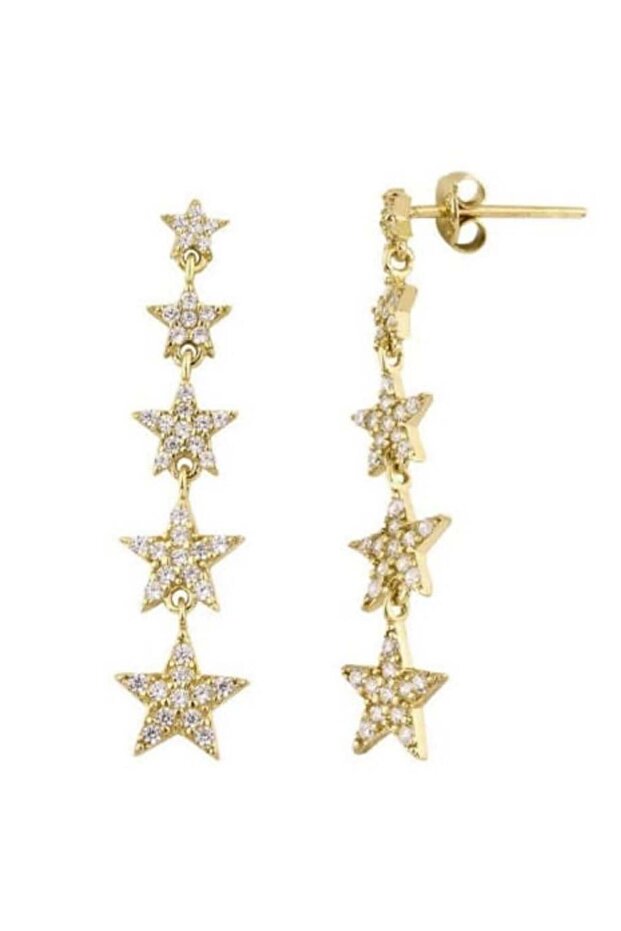 Çelik Star Küpe - 1