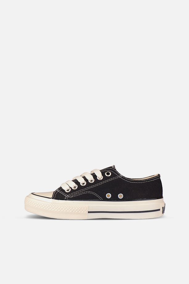 Idol Basic Unisex Genç Siyah Sneaker - 2