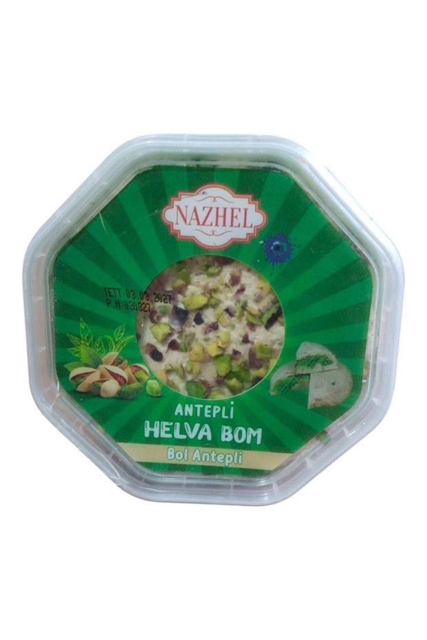 Pistachio Nazilli Bomb Halva 150 Gr. (Peanut Butter Filled)