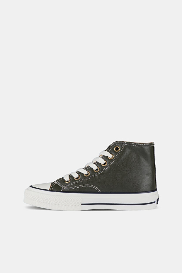 Monno Basic Unisex Genç Haki Sneaker - 2