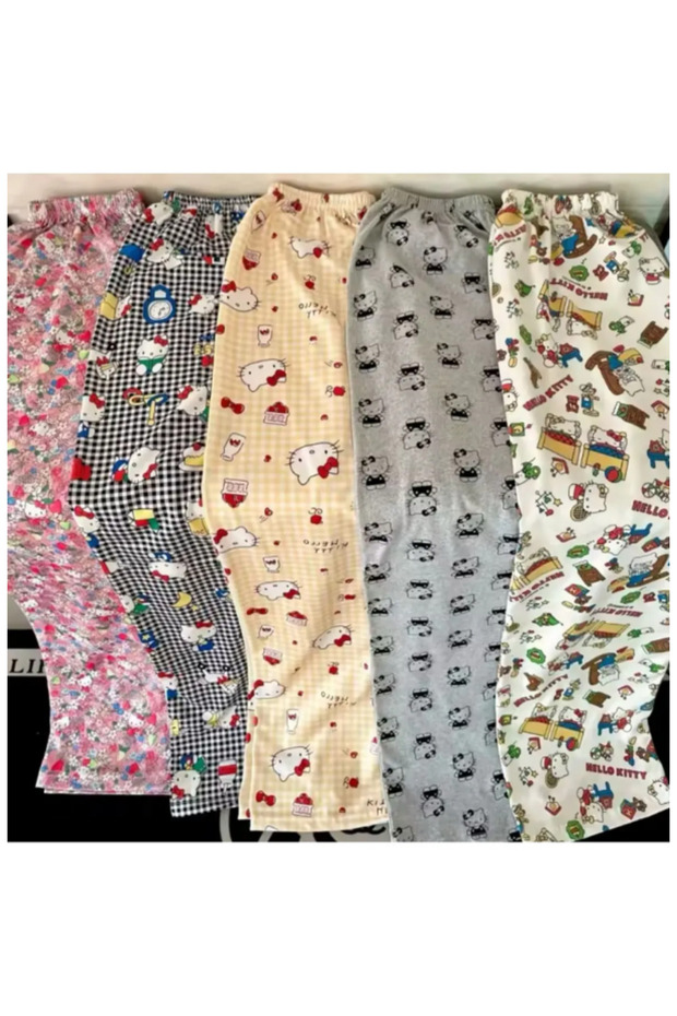 Hello Kitty Detail Unisex Pijama - 2