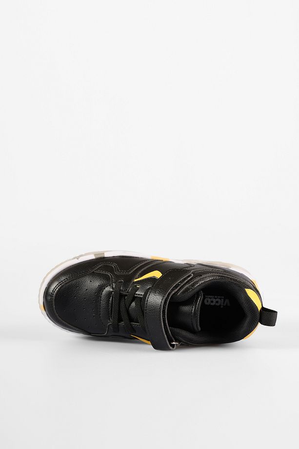 Monaco Hafif Erkek Çocuk Siyah Sneaker - 8