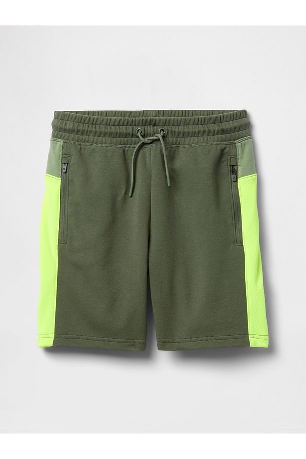 Erkek Çocuk Yeşil GapFit Fit Tech Şort - 5