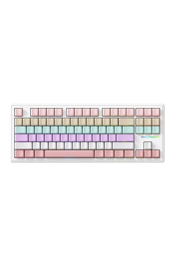 ATTACK SHARK M87 RGB Kablosuz Şarjlı Üçlü Mod 4000mAh PBT Mekanik Klavye Mac ve Win Uyumlu - 1