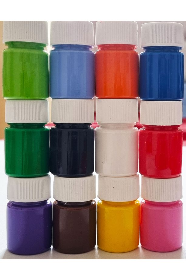 12'li Akrilik Boya Nova Color 17ml Şişe - 5