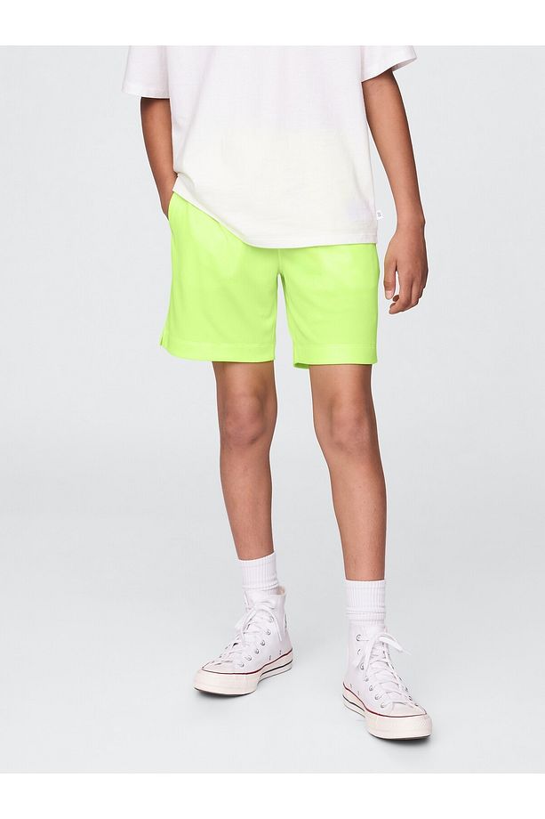 Erkek Çocuk Sarı GapFit Pull-On Şort - 3