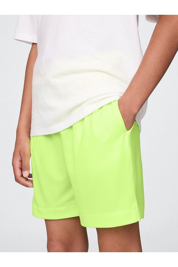 Erkek Çocuk Sarı GapFit Pull-On Şort - 2