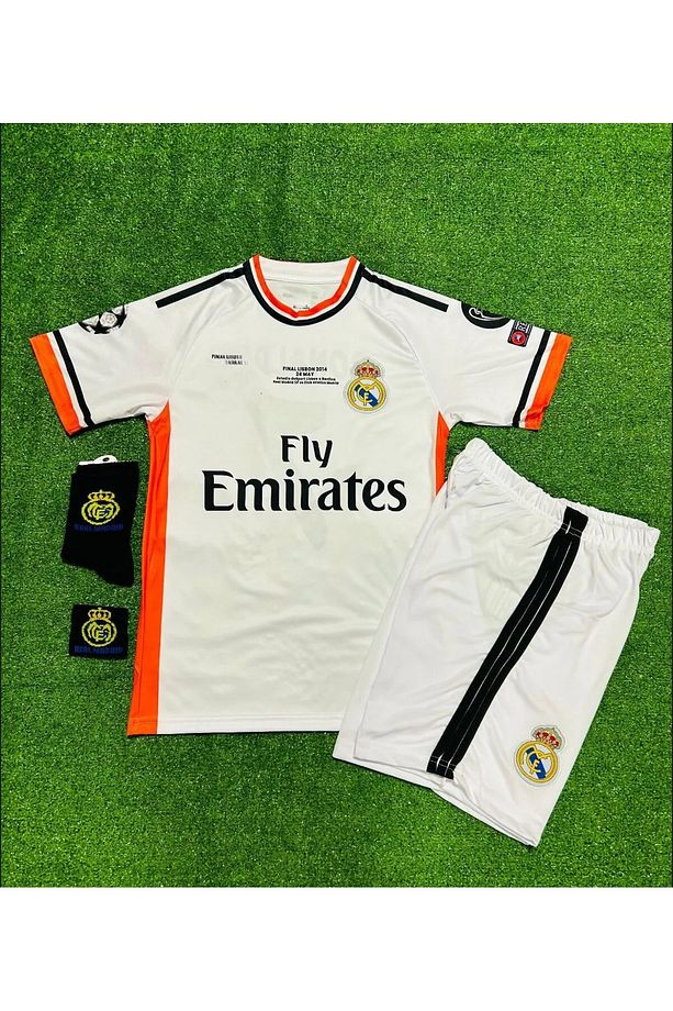 R.e.a.l M.a.d.r.i.d 2014 Lizbon Şampiyonlar ligi finali Cristiano Ronaldo Forması 4'lü Set (ARMALI) - 3