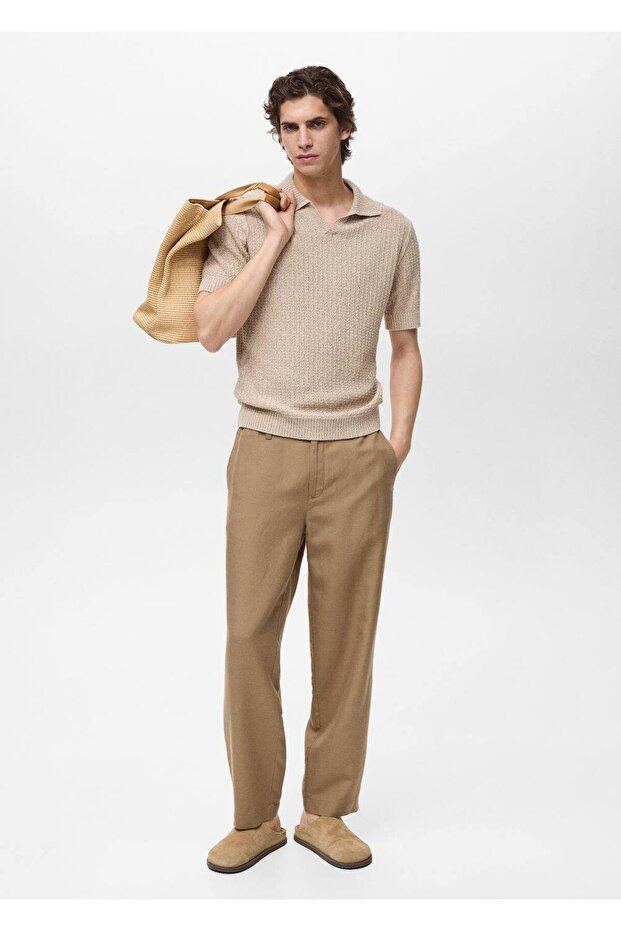 Pamuklu triko polo gömlek - 2