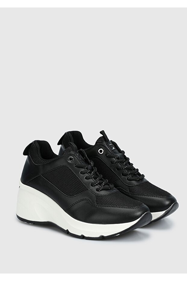 Siyah Kadın Sneaker - 2
