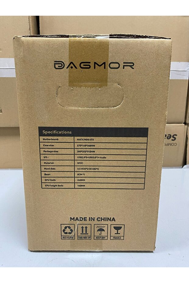 LN3206 MİCRO USB 3.0 ATX MINI ITX 270X165X345mm OFİS KASA - 9