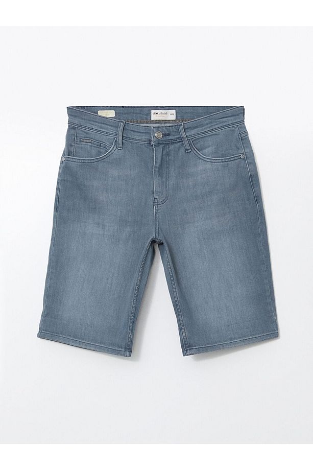 LCW Jeans Slim Fit Erkek Jean Şort - 1