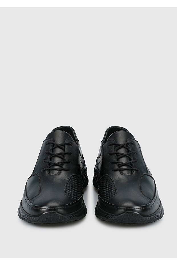Siyah Deri Erkek Ayakkabı - 3