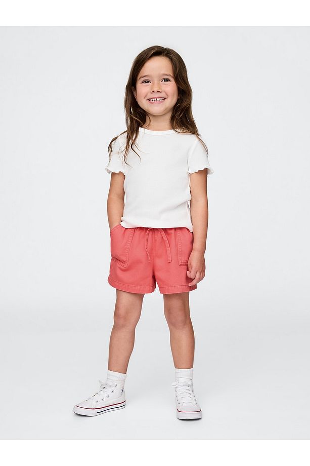 Kız Bebek Pembe UltraSoft Pull-On Şort - 1
