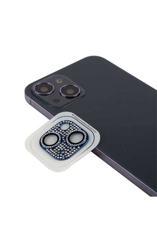 واقي كاميرا VRDR CL-08 متوافق مع هاتف iPhone 13 Mini - أزرق