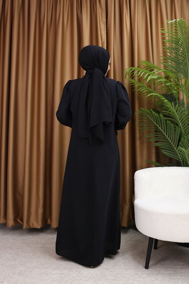 Cemre Model Elbise Siyah - 3