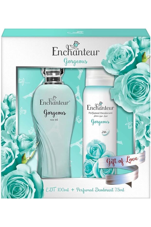 مجموعة هدايا من العطور ومزيلات العرق المعطرة