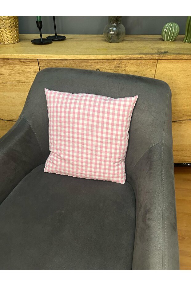 غطاء وسادة من القماش القطني مكون من قطعتين - 2