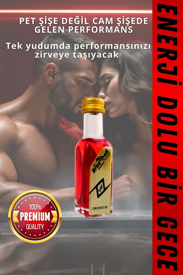 Karışık Meyve Aromalı Ginseng 20ml - Erkekler Için Düşük Kalorili Ve Enerji Artışı - 1