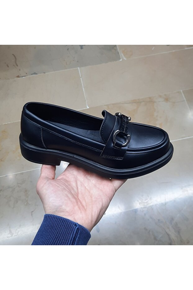 Women's Ultra Light Poly Sole Buckle Loafer Shoes