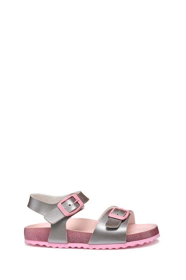 Geox Kız Çocuk Gümüş Adriel Simli Sandalet J558MI000NFC0566 - 1