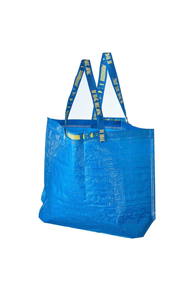 FRAKTA Carrier bag, medium, blue, 45 x 18 x 45 cm/36 l