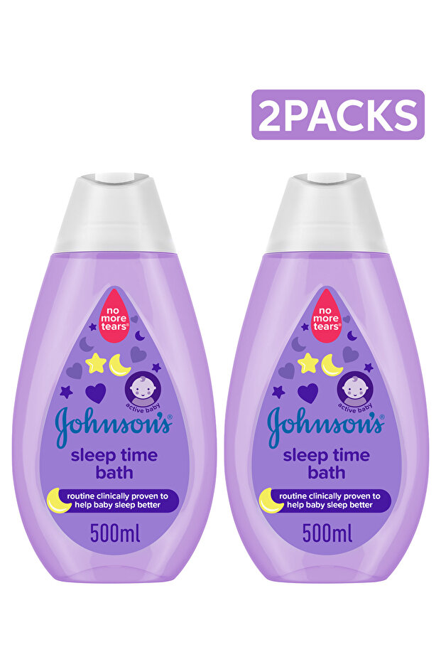 Johnson's Baby Bath - Sleep Time, 500ml X2