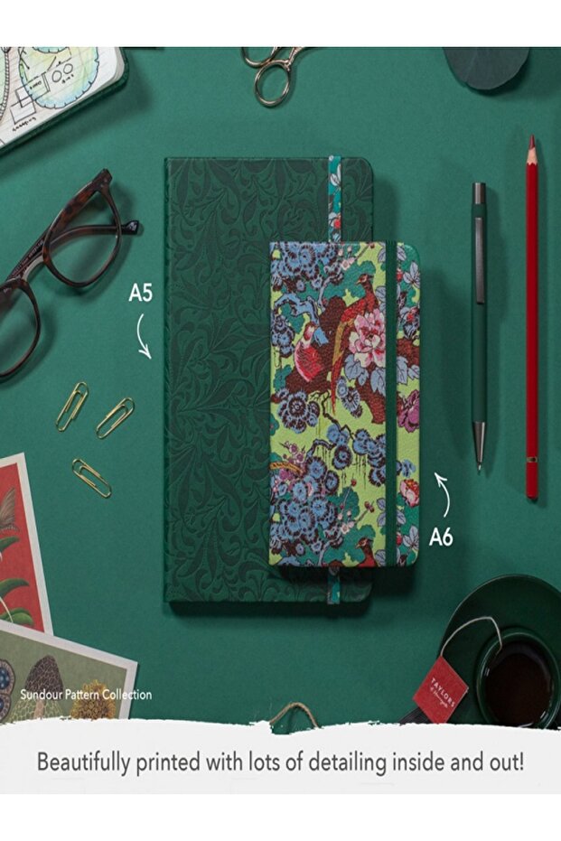Bookaroo Notebook (A6) Yeşil Çiçek - 8