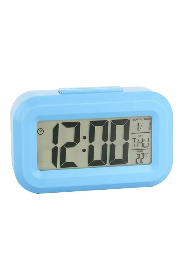 Dijital Masaüstü Çalar Saat Alarm, Takvim, Sıcaklık Göstergesi ve LED Ekran - 1