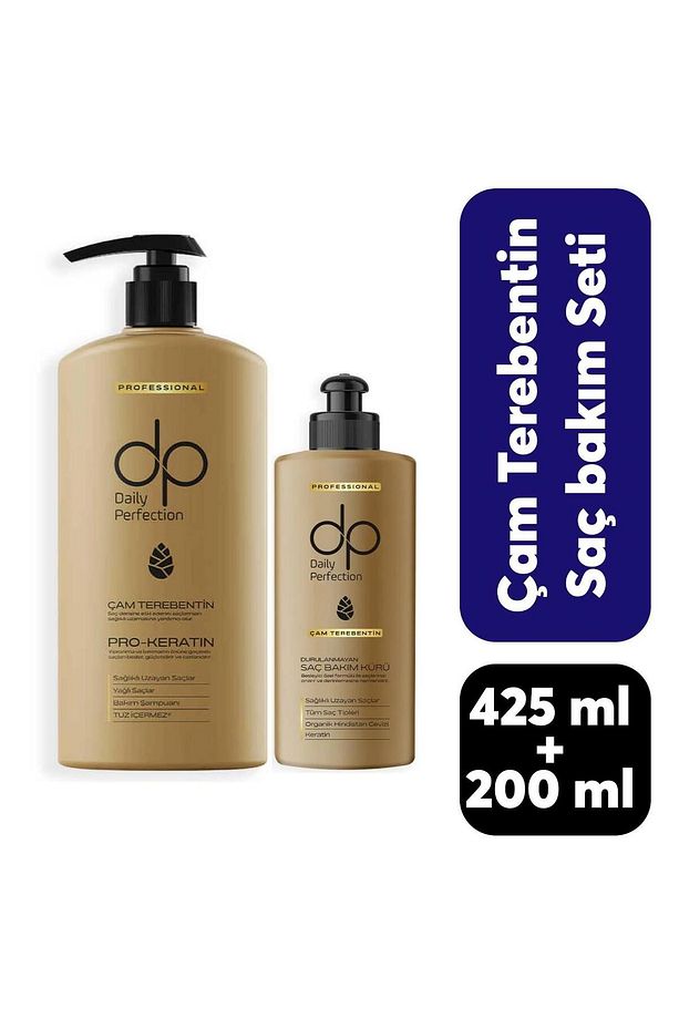 Dp Şampuan 425 Ml+200 Ml Bakım Kürü Çam Terebentin - 1