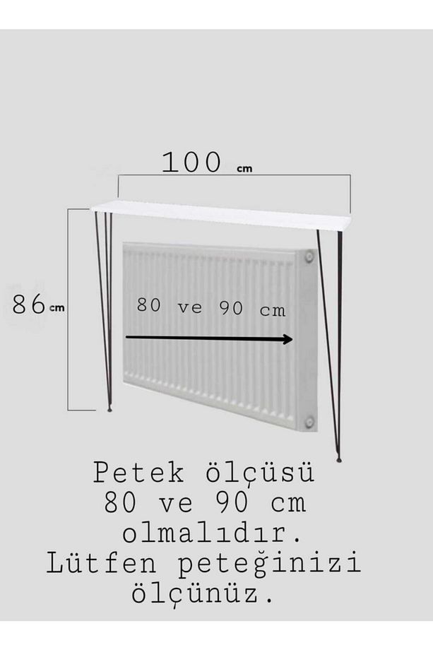 100X15 AHŞAP DEMİR AYAKLI PETEK ÜSTÜ DRESUAR - 3